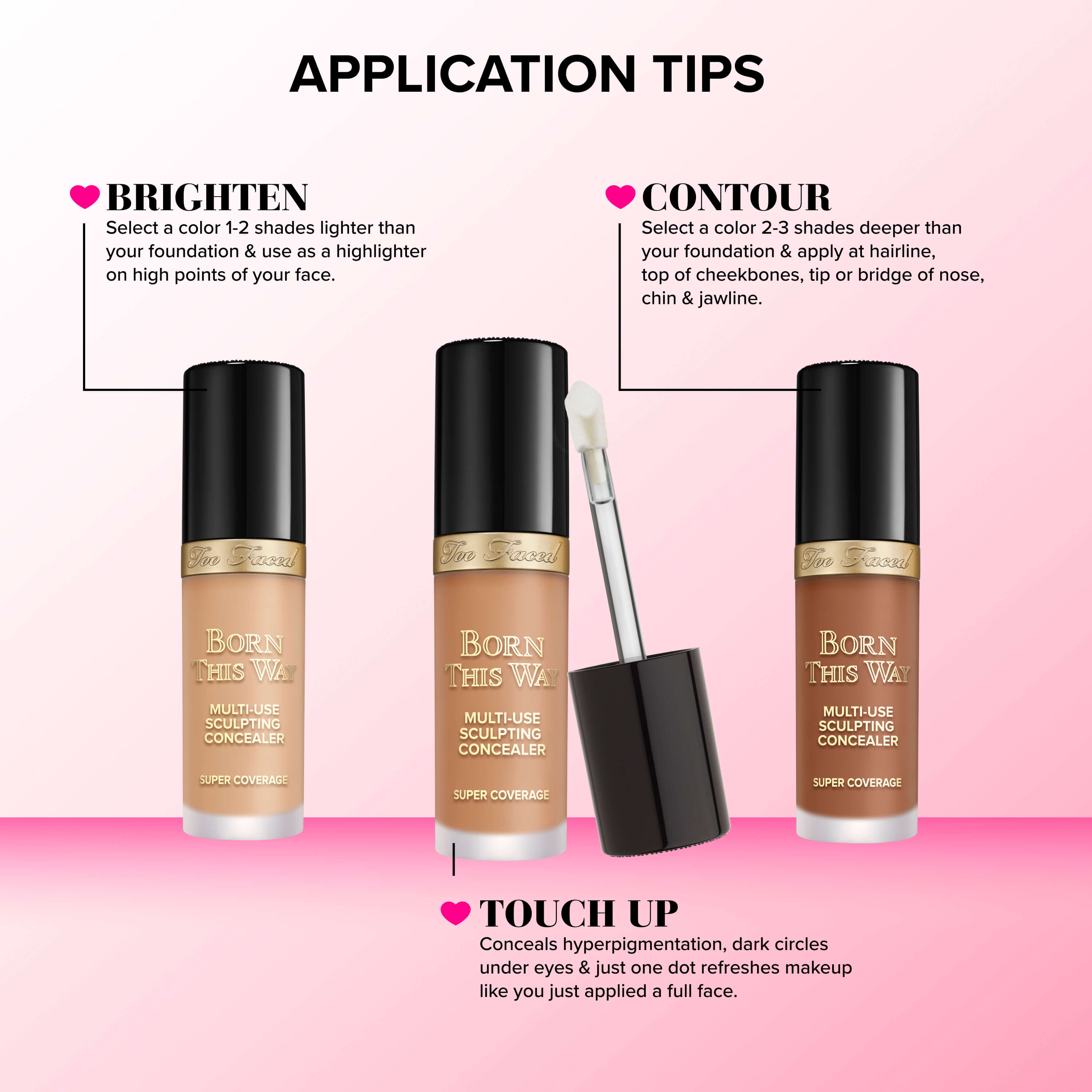 Born This Way Super Coverage Multi-Use Concealer New Full Coverage Concealer, Cloud, 13.5 mL/ 0. 45Fl Oz.