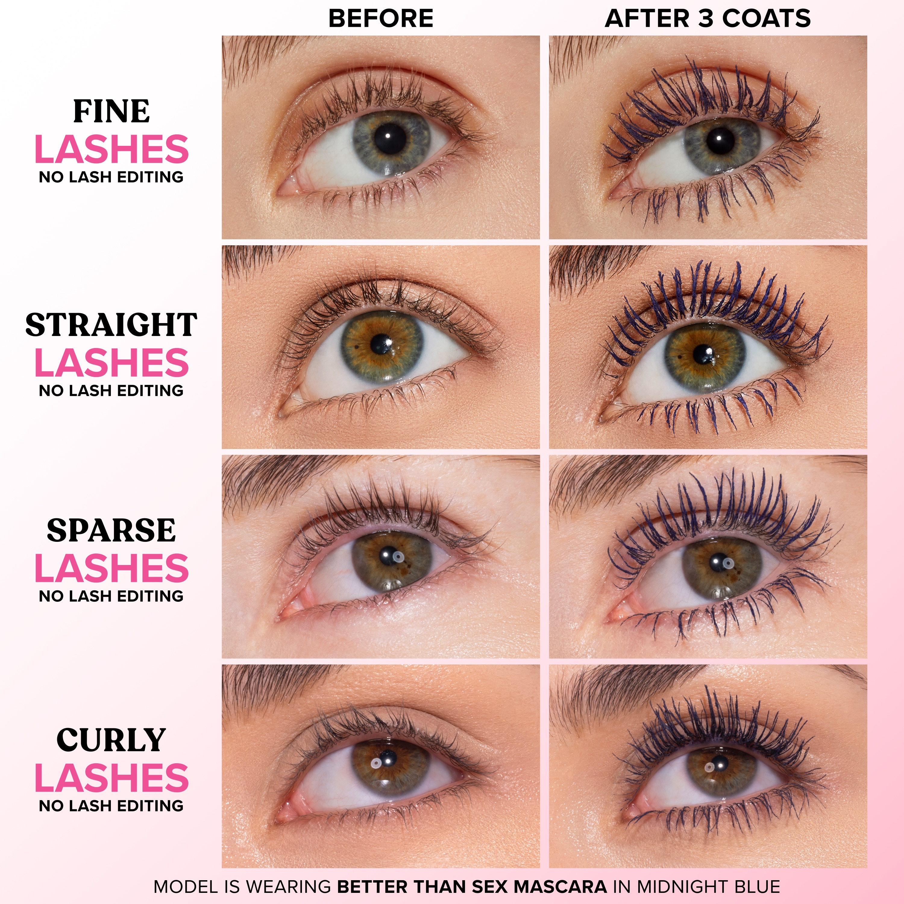 Better Than Sex Mascara, Midnight Blue, 8.0 mL / 0.27 OZ.