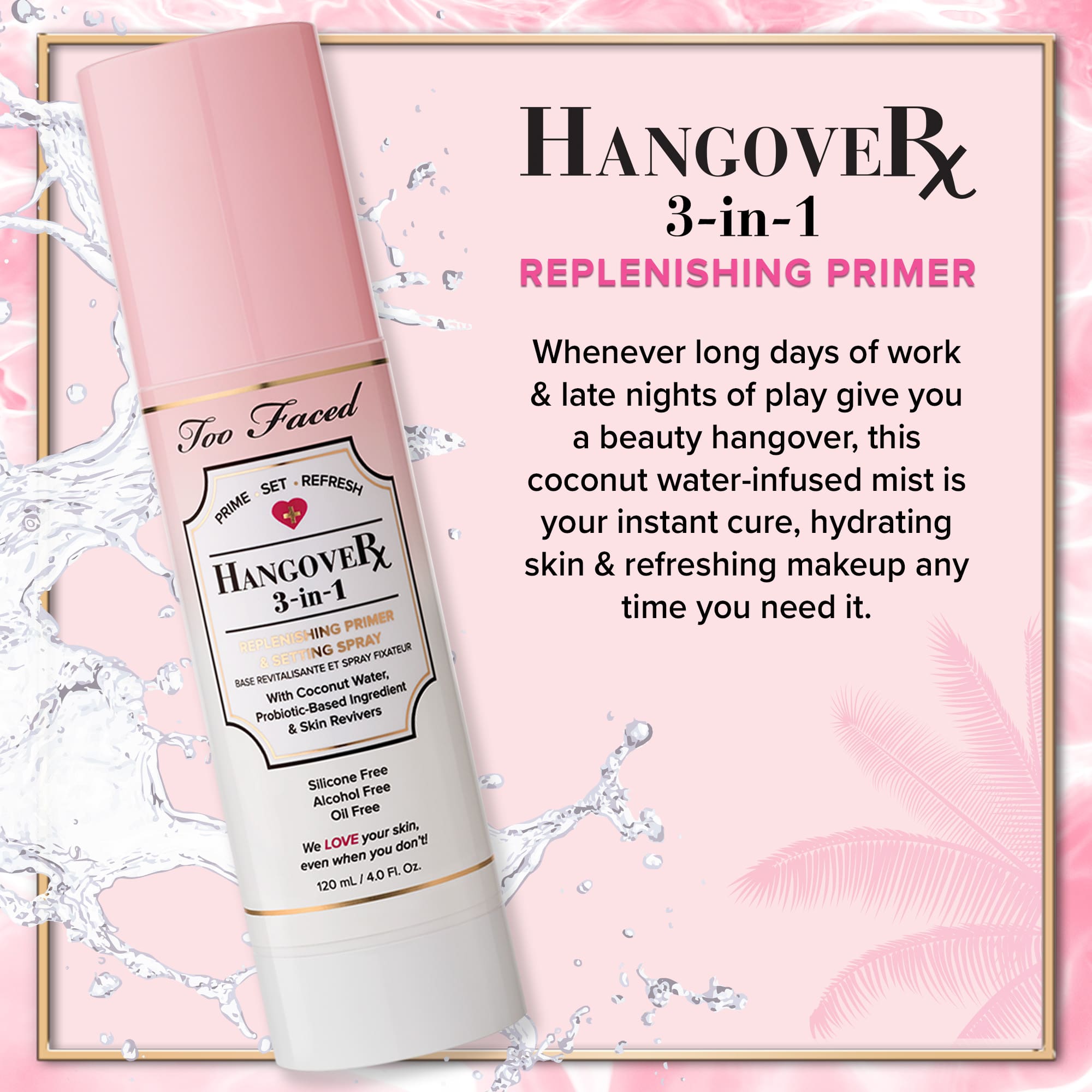 Hangover 3-in-1 Setting Spray