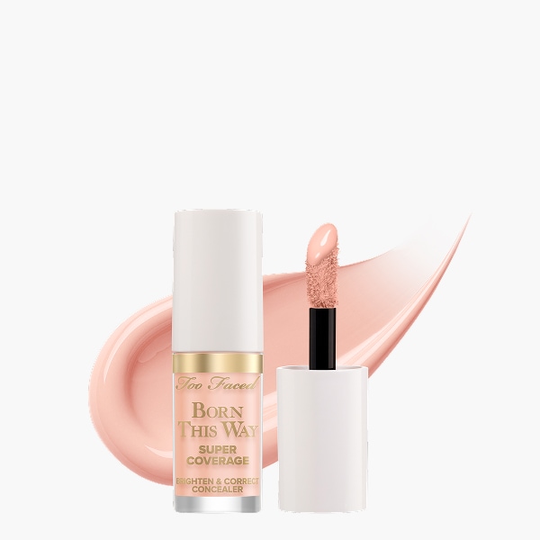 Born This Way Super Coverage Brighten & Correct Concealer, Pink, NET WT. 0.06 OZ. / 2.0 mL